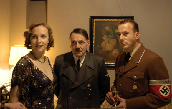 Swiss'born Bruno Ganz played Hitler in "Downfall".