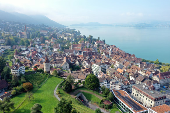 The medieval town of Zug.