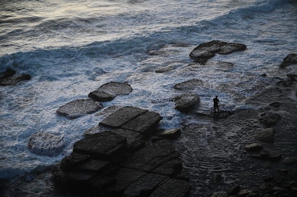 Avalon at dawn on the long weekend Monday.