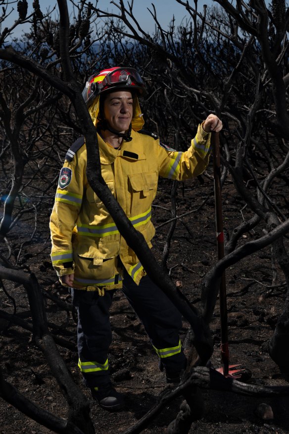 Firefighting in summer: “Very hot, very uncomfortable, very dirty”, says Natalie Webster.