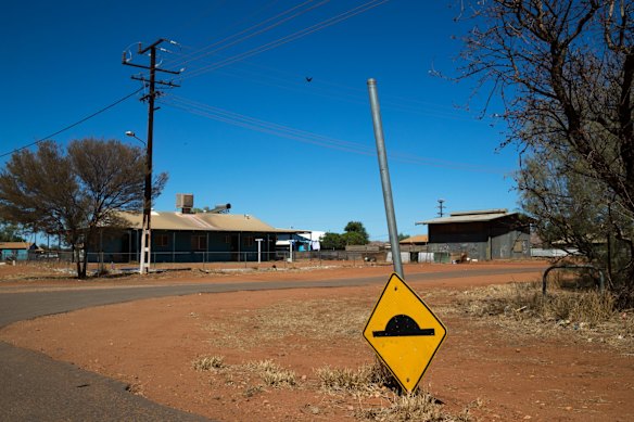 The remote aboriginal community of Yuendumu in the Northern Territory.