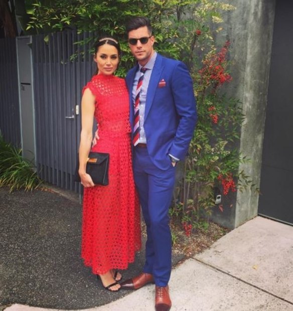 The Bachelor's Snezana Markoski and Sam Wood head to Flemington.