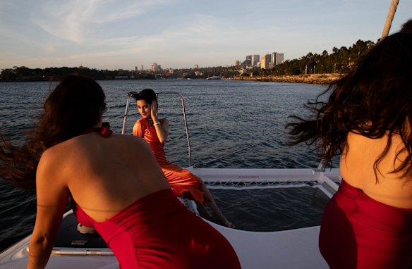 Nashita Chowdhury from Blacktown Girls High School spent most of her time outside after becoming seasick during her long-awaited formal. "I didn’t realise I got seasick, so after a slice of pizza I was hurling over the edge of the boat," she says. "My dress was safe because I knew it was coming". 
