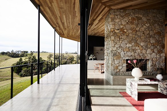 “The verandah was designed so that entertaining can move quite naturally between inside and out,” says Tibballs. “I love sharing this special place with family and friends.”