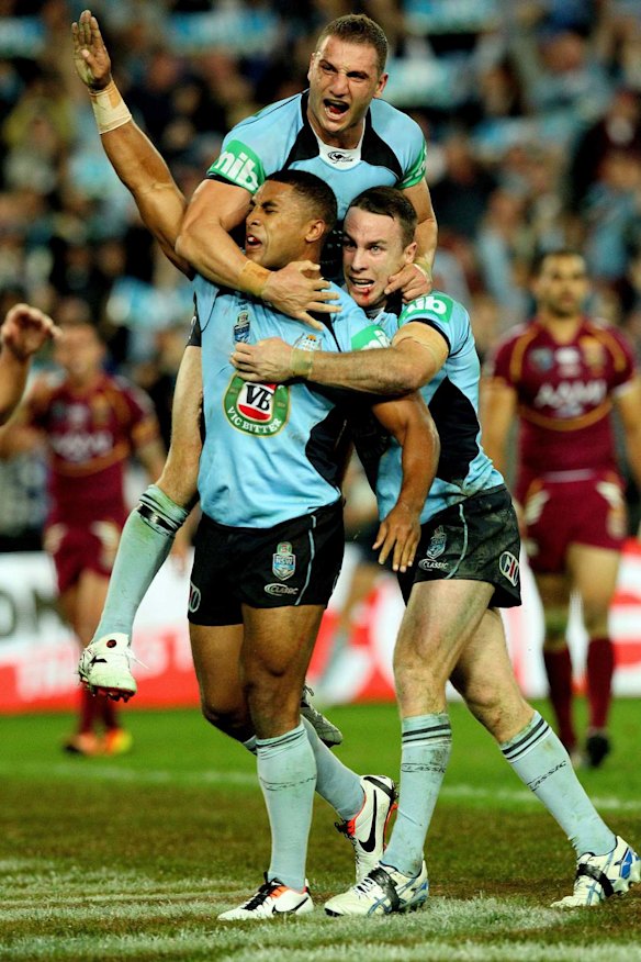 Jennings celebrates.