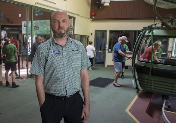 General Manager of the SkyRail tourist venture Richard Berman-Hardman.