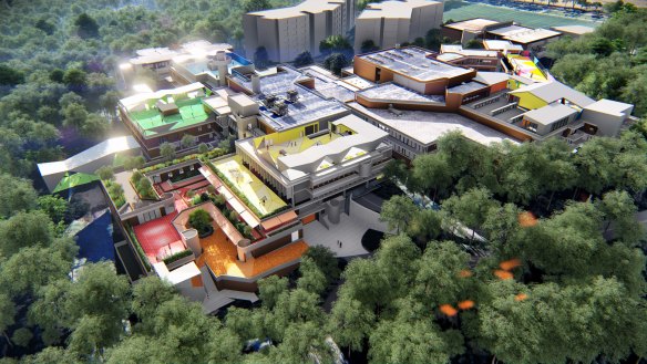 An artist's impression of Lindfield Learning Village