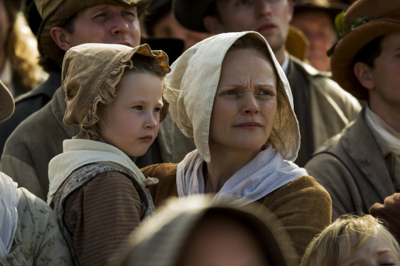 Maxine Peake, who attends the Peterloo memorial service every year, plays a working-class mother in the film. 