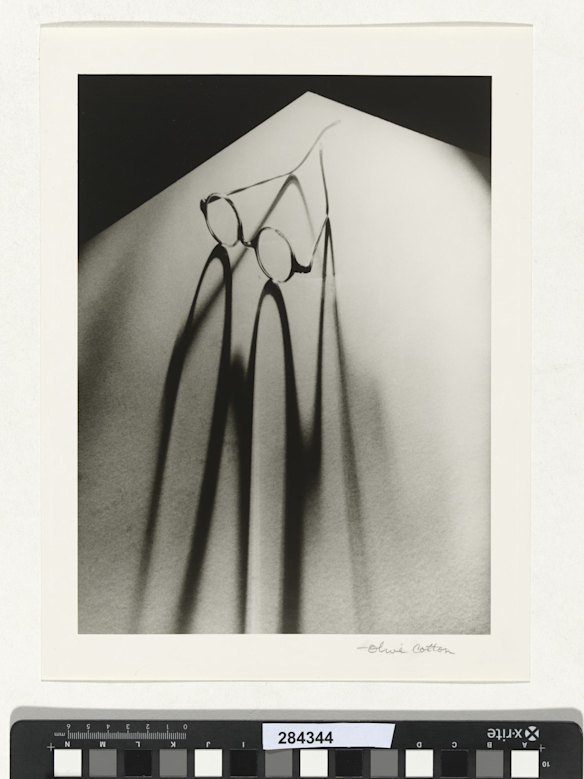 Glasses, 1937, by Olive Cotton. silver gelatin photograph. National Gallery of Australia, Canberra. Purchased 2016.