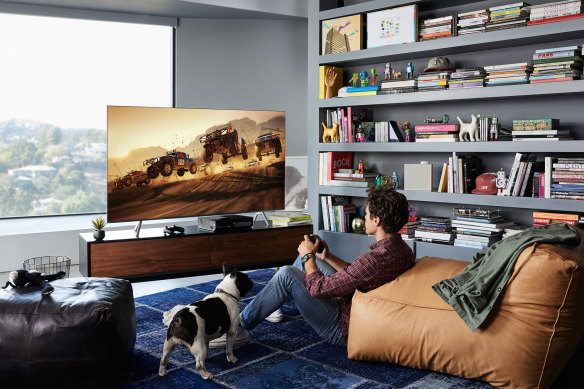 Game Mode is best for playing games on Samsung QLED's great screen.