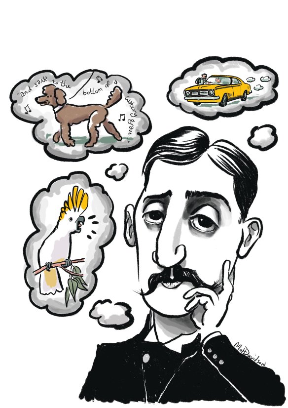 Marcel Proust, pondering past password prompts. 