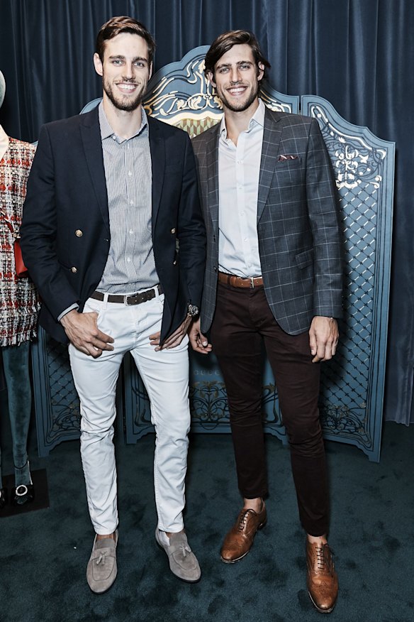 Zac and Jordan Stenmark at the Le Marche des Merveilles jewellery collection launch at Gucci.