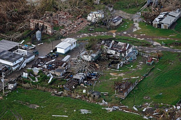 Hurricane Maria, as well as Hurricane Irma two weeks later, knocked out power and water to the island and caused widespread flooding.