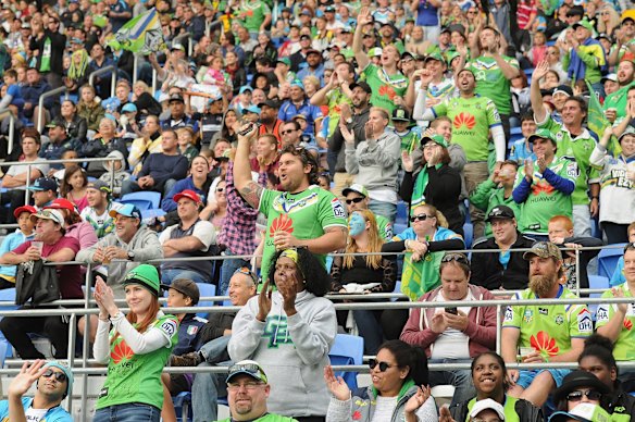 Fans show their support.