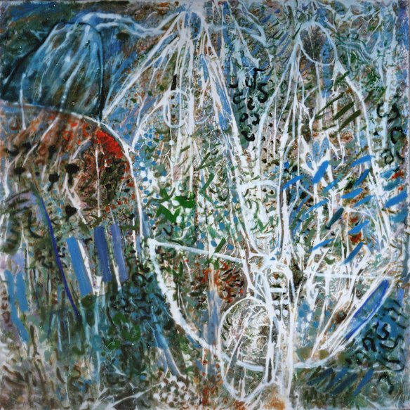 The Arrival, 1990-98 acrylic on linen 274 x 274cm