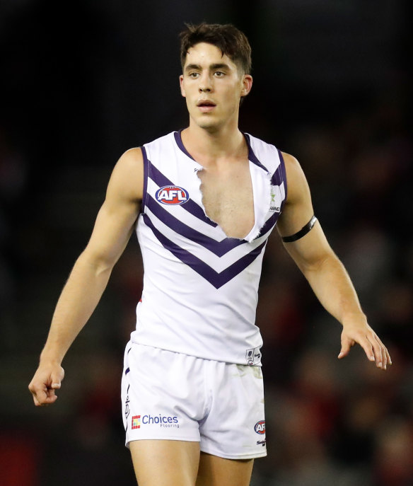 Fremantle’s Adam Cerra.