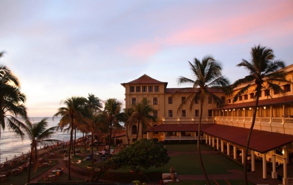 Authentic Colonial splendour at Galle Face Hotel.