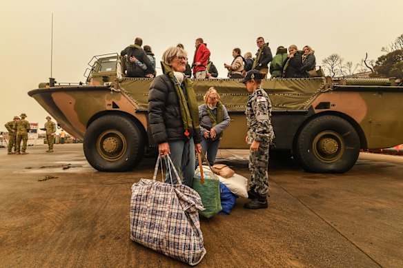 Mallacoota Evacuations 