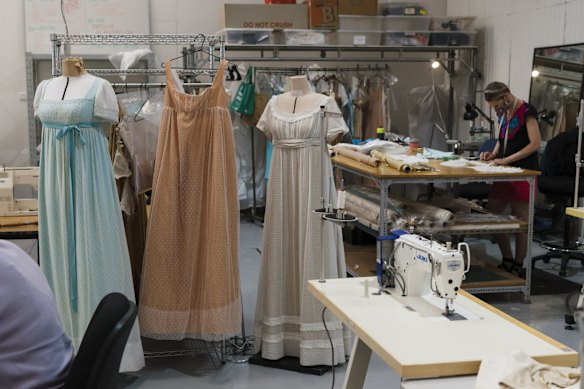 Hamilton's Australian costume workshop in Leichhardt.