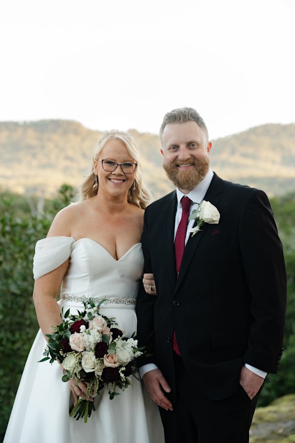 Camden couple Brendan and Stephanie were married on Saturday after a week of scrambling because their first venue burnt down. 