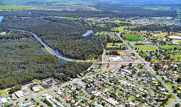 Echuca and Rochester floods from the air