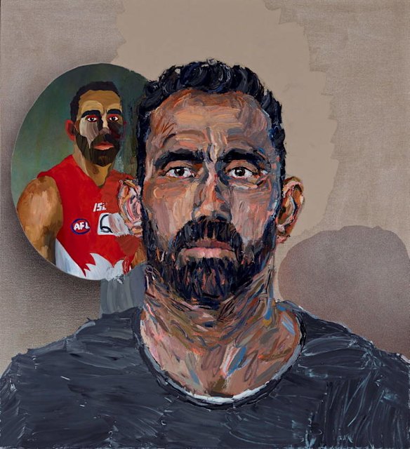 Alan Jones, 'Adam'. Portrait of Adam Goodes.
