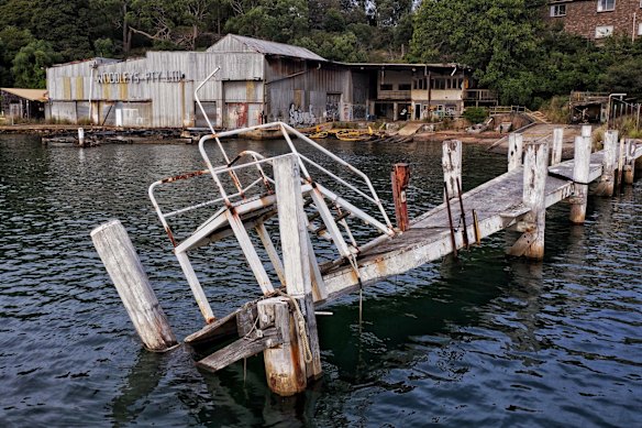 Berry Bay, Sydney. There are fears that a new harbour tunnel may dredge up toxic material from the floor of the bay.