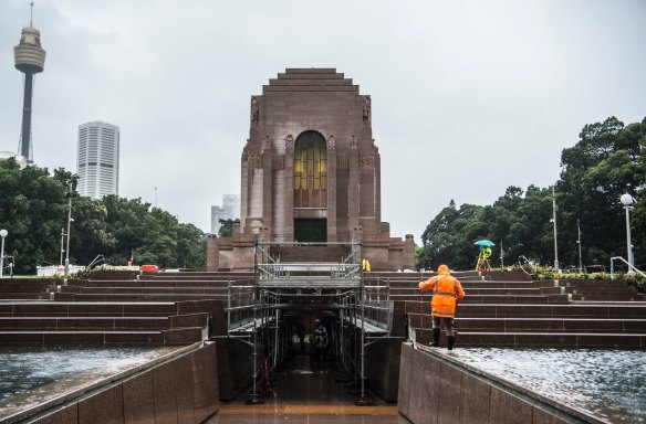 Vision realised: The refurbishment of the Anzac Memorial is almost complete.