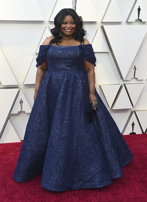 Octavia Spencer arrives at the Oscars at the Dolby Theatre in Los Angeles.