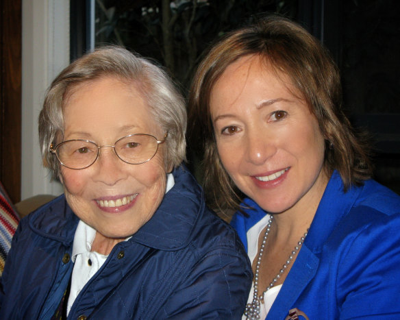 Jane Hutcheon (right) with her mother Beatrice (Greaves) Hutcheon , whose story she tells in Lost in Shanghai.
