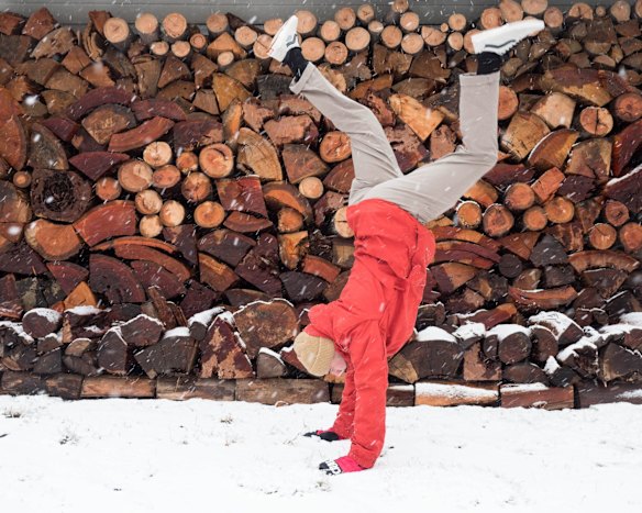 First snow falls at Perisher. 