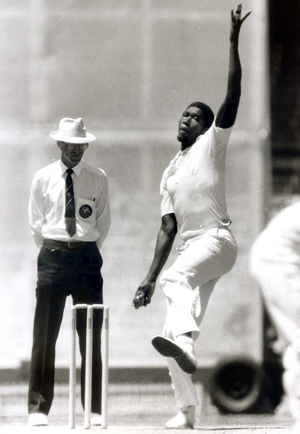 Spelling: Joel Garner, one of the giants of the Western India Attacks in the 1980s, seeks easy pleasure. 