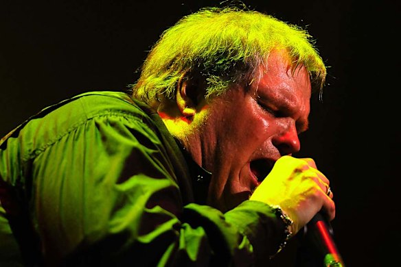 Meat Loaf performs at the Brisbane Entertainment Centre. Photo: Leigh Plover