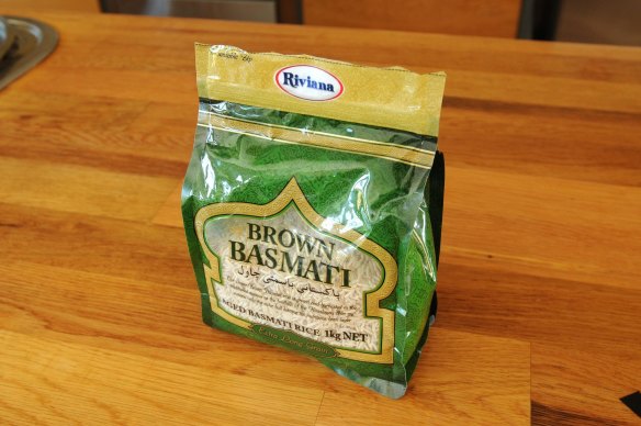 Basmati rice, garlic and ginger are staples inside Shaw's kitchen. He tries to use Australian rice where possible.