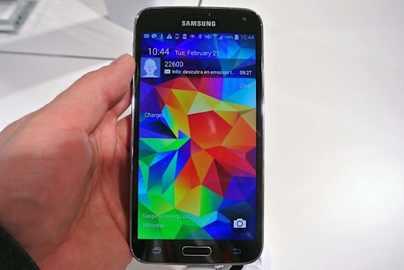 Samsung's Galaxy S5.