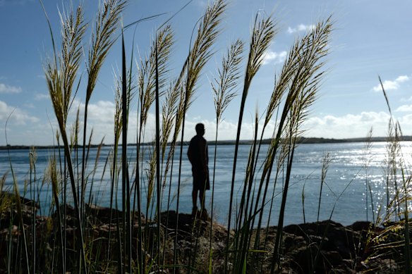 Aboriginal Remote Community closures in WA. Entrance to King Sound  on the Dampier Peninsula,