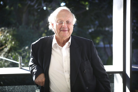 Glenn Murcutt at his home in in Sydney.