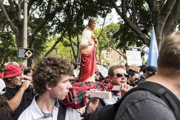 World Wide Rally for Freedom March, in Sydney, against vaccine mandates and various other COVID related health orders.