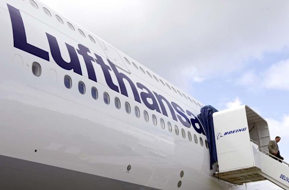 The head of Lufthansa fleet management said he is not happy with the weight of Boeing new 747-8 jumbo, but that will not restrict the use of the airline's newest aircraft.