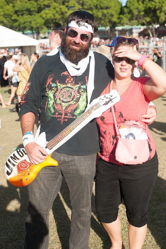 Crowds rocking out at Soundwave.