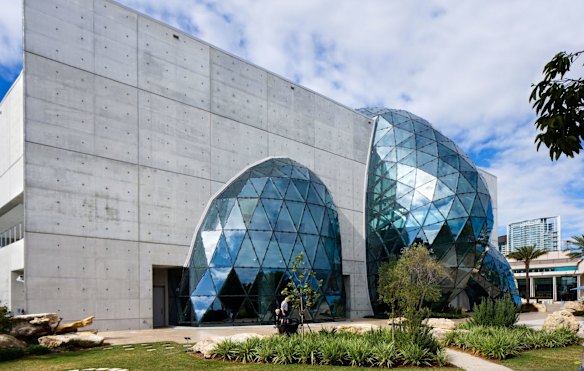 DALI MUSEUM, ST PETERSBURG: If you're building a museum devoted to surrealist Spanish artist Salvador Dali then it had better be quirky. This Florida building rises to the occasion, with globular glass protrusions known as Enigma and Igloo erupting from its concrete façade, as if the building is slowly being swallowed by an alien blob. The soaring glass entrance hall features a spiral staircase that could be from a Dali painting. S