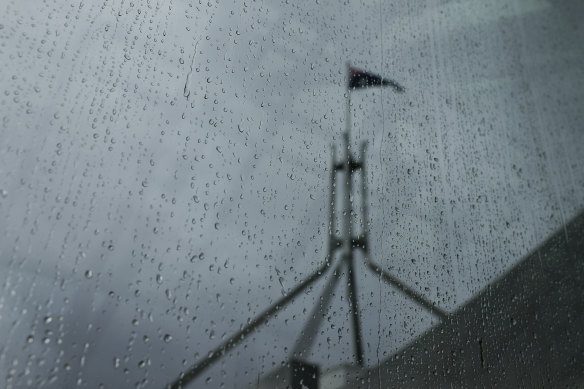 Up to 25 millimeters of rain is expected to fall in Canberra on Wednesday. 