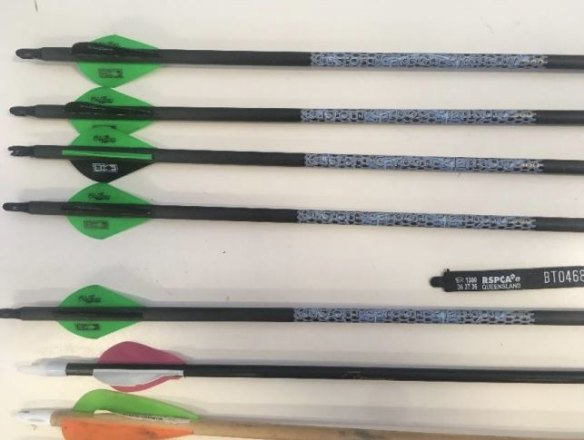 The arrows owned by Tony Neindorf. 