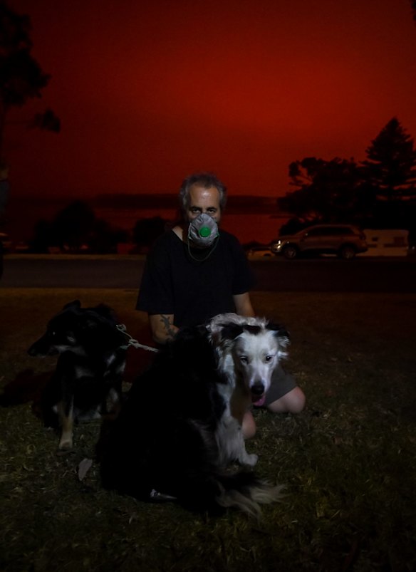 Jose Castellanos Robles and Luna and Ellie.