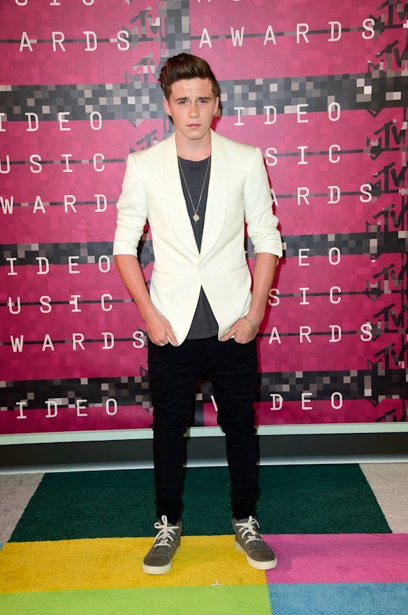 LOS ANGELES, CA - AUGUST 30: Brooklyn Beckham attends the 2015 MTV Video Music Awards at Microsoft Theater on August 30, 2015 in Los Angeles, California.  (Photo by Frazer Harrison/Getty Images)