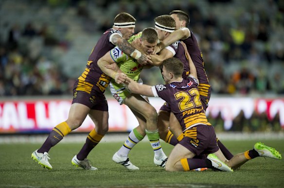 Jack wighton of the Canberra Raiders.