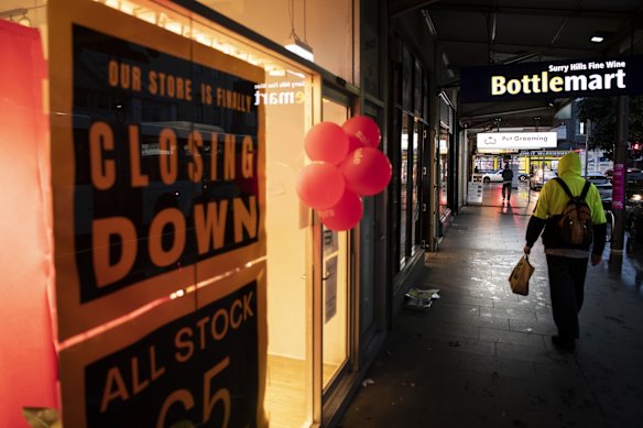 Daily life around Surry Hills as tough new lockdown restrictions come into force, due to rising COVID cases throughout the city.