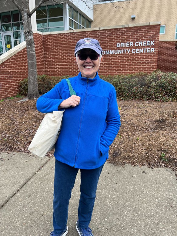 Marcia Perry, a Democrat voter in North Carolina.