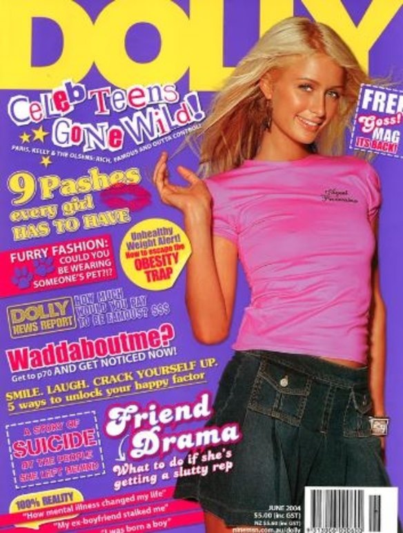 Paris Hilton part of the Celeb Teens Gone Wild issue in June 2004.