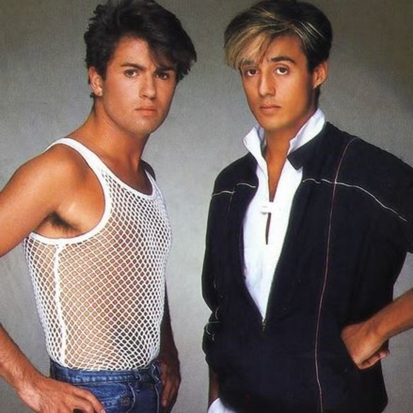 The Wham! duo helped blur the boundaries between high-fashion and music as seen here in a 1983 fashion shoot.
